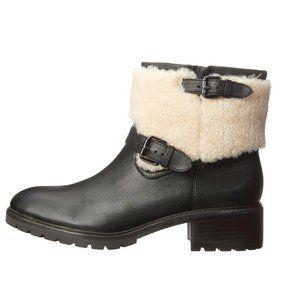 Coach GABRIELLA Shearling/Leather Ankle Boot Boot